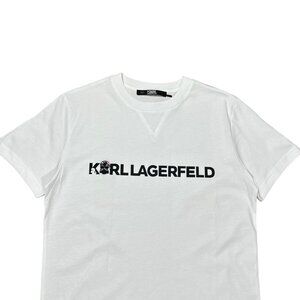 Karl Lagerfeld Zebra Embroidered T-shirt